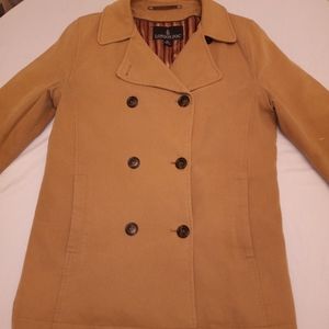 London Fog Vintage Womens Corduroy Double Breasted